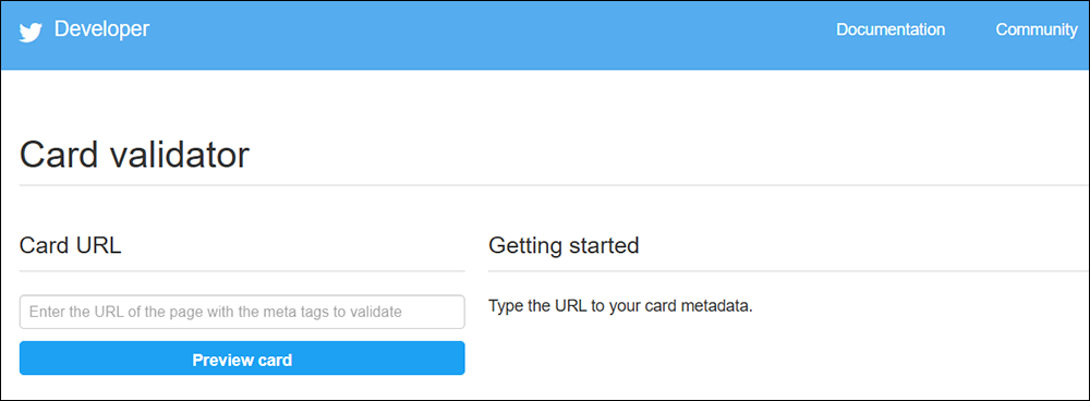 X (Twitter) Card validator